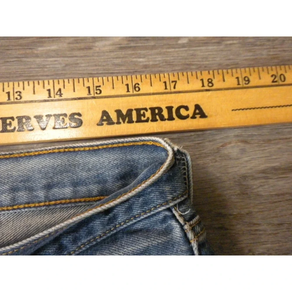 Levi's 501 XX Jeans Mens 36x32 Blue Denim Button‎ Fly Vintage Two Horse (33x29)